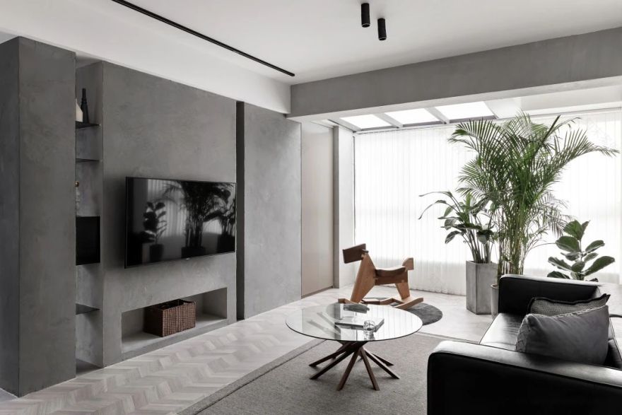 军人夫妻的硬朗现代轻工业风之家-22