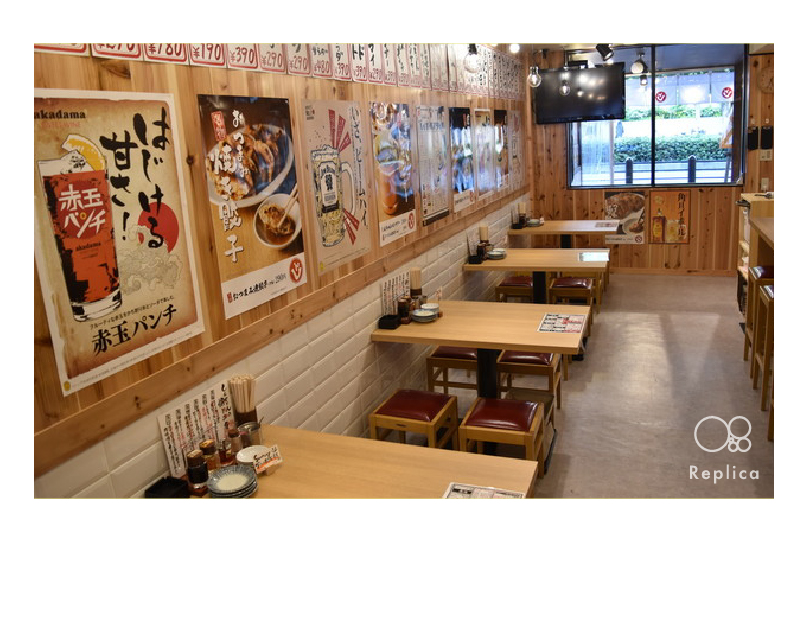 Warm Retro Gyoza Bar with Nostalgic Charm-6