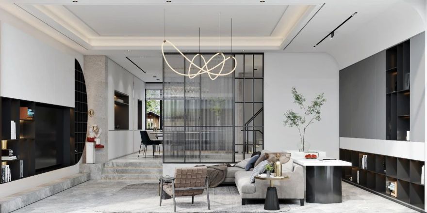 现代简约风格别墅-17