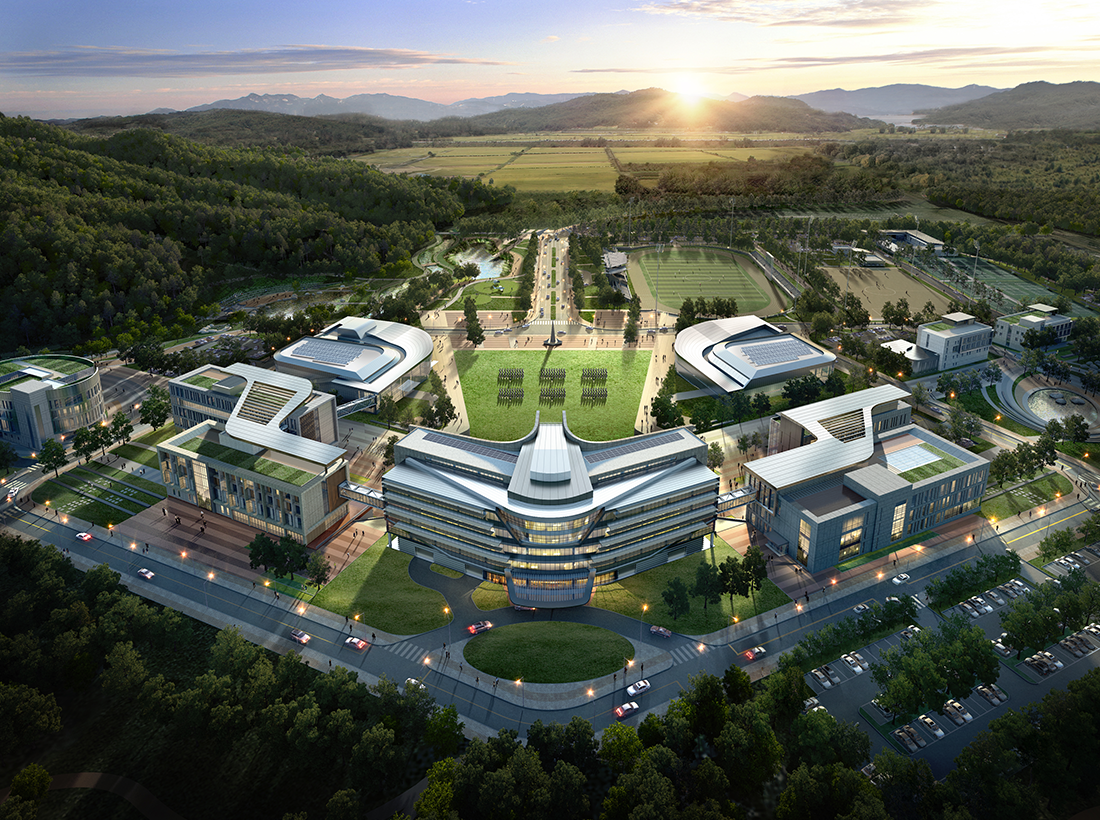 韩国国立警察大学校园规划,融入自然景观的创新设计-6