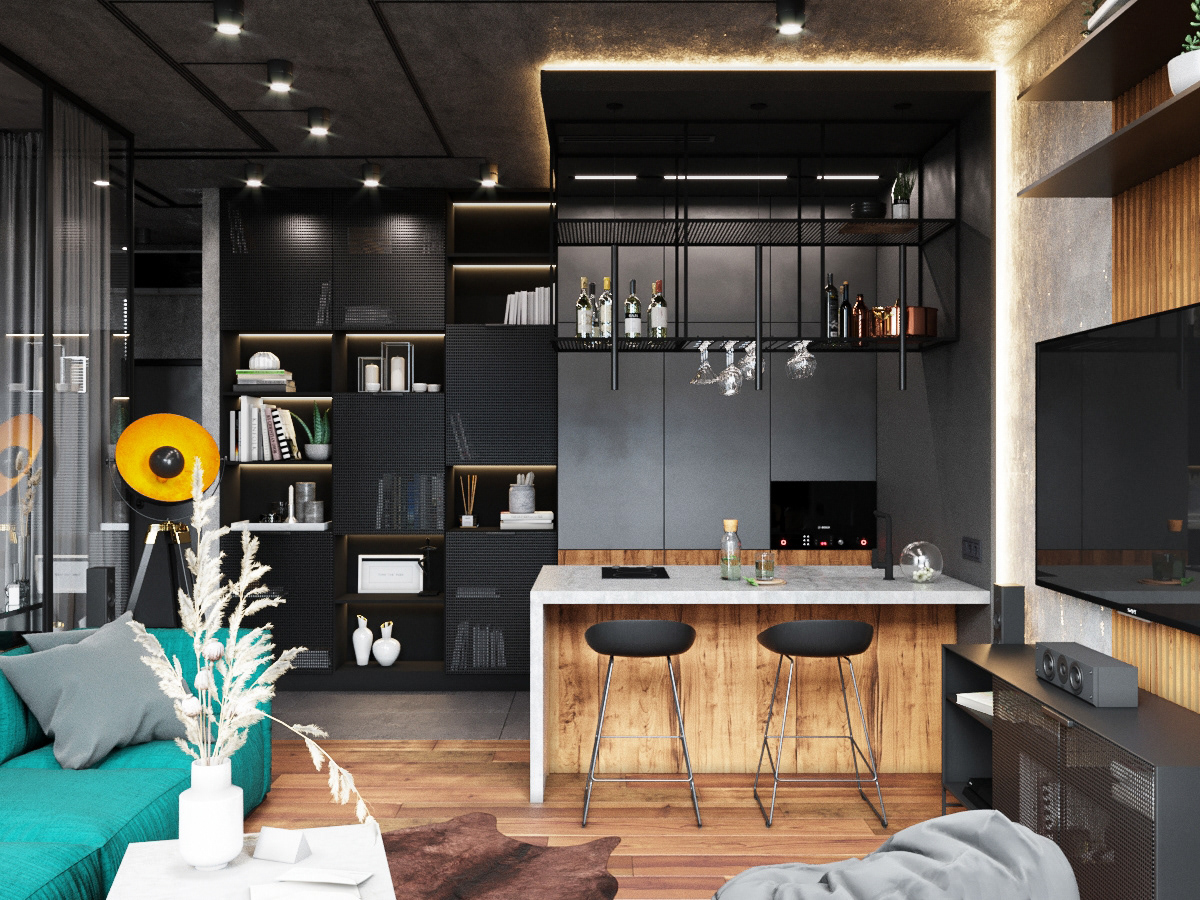 年轻人都爱的混搭风私宅设计-2