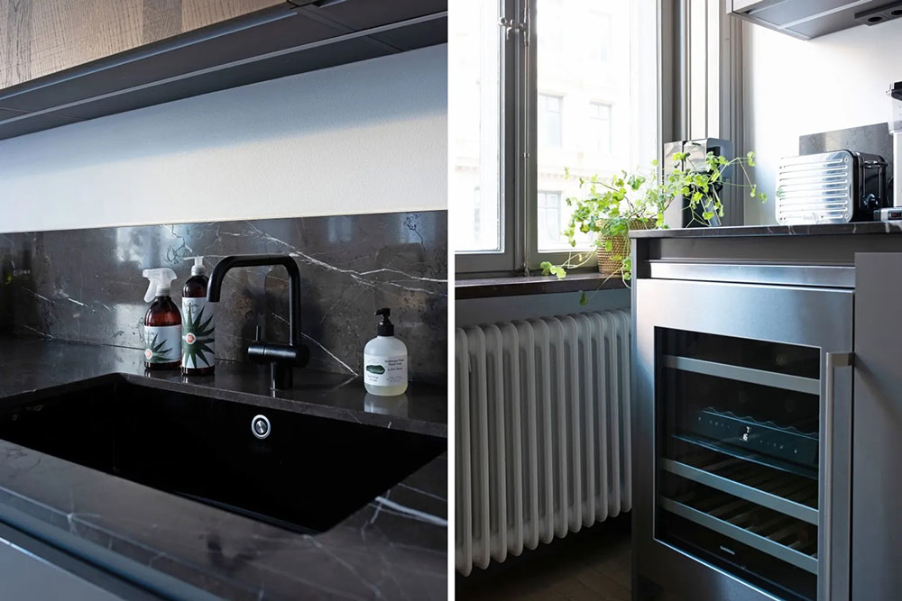 瑞典斯德哥尔摩古典与现代融合的宽敞公寓-9