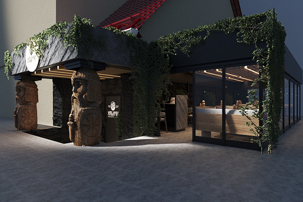 НАСЛЕДЗЬЕ（HERITAGE）餐厅室内设计项目丨白俄罗斯维捷布斯克丨Maryia Matsiash （ANIKIИA）-59