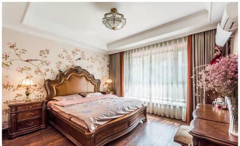 美式古典融合中式禅意复古美家丨意巢设计事务所-38