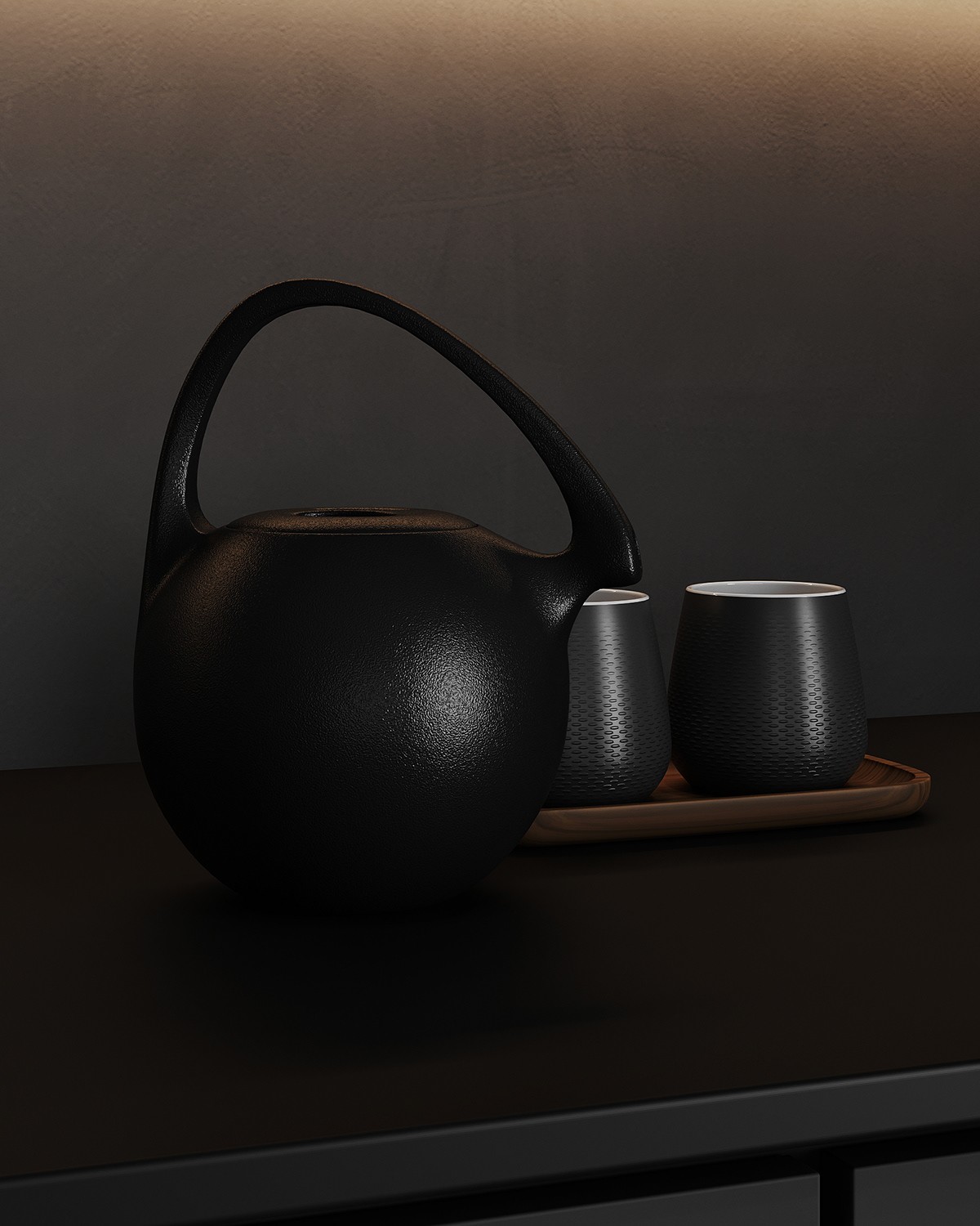 黑灰高级质感空间 神秘又高冷-8