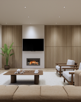 Residential Interiors Living,Kitchen,Dining & Bed rooms