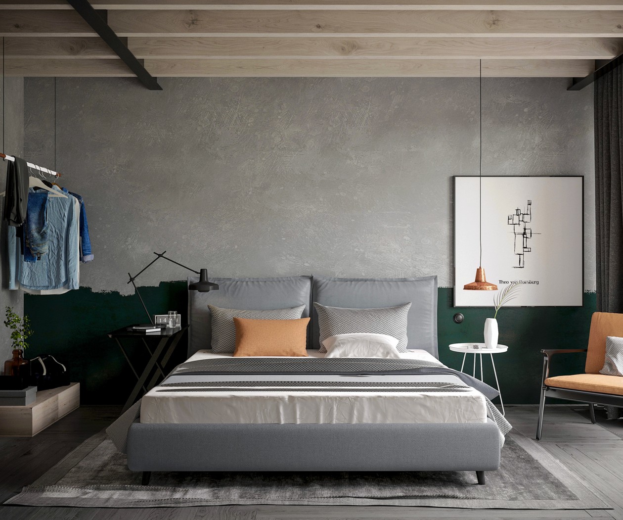 110平 简约工业风-10