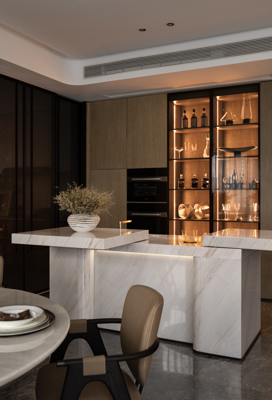 绿城温岭湖境月华246㎡样板间丨中国浙江丨近境制作-14