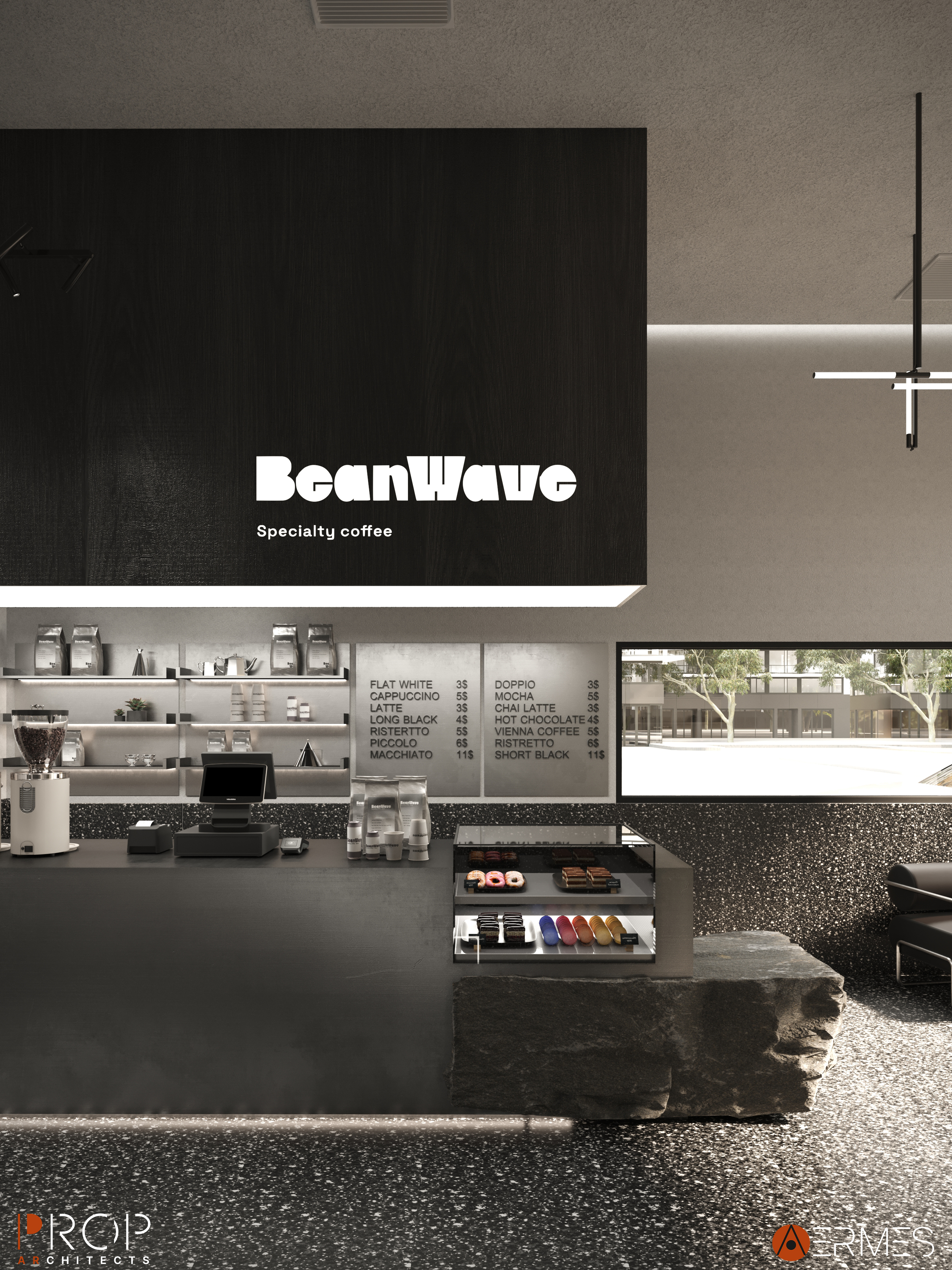 豆浪咖啡馆丨沙特阿拉伯丨PROP & AERMES ARCHITECTS-8