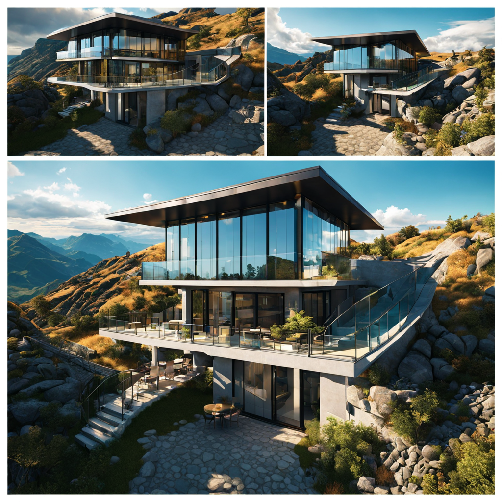 玻璃和钢结构房屋-21