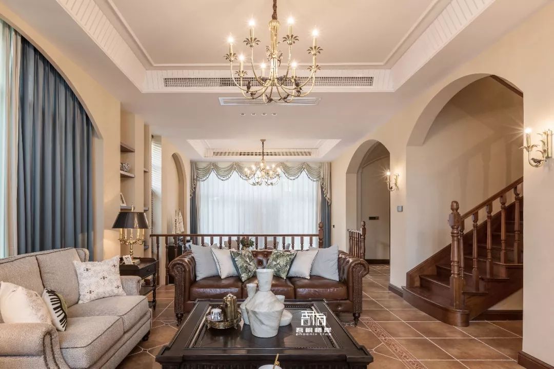 武汉梦湖香郡溪墅,美式庄园风情的家-19