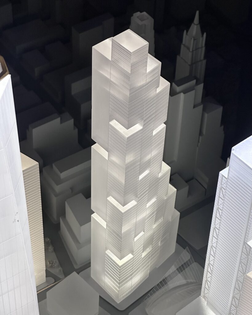 Silverstein Properties Unveils Scale Models of 2 and 5 World Trade Center Skyscrapers in Financial District, Manhattan - New York YIMBY-4