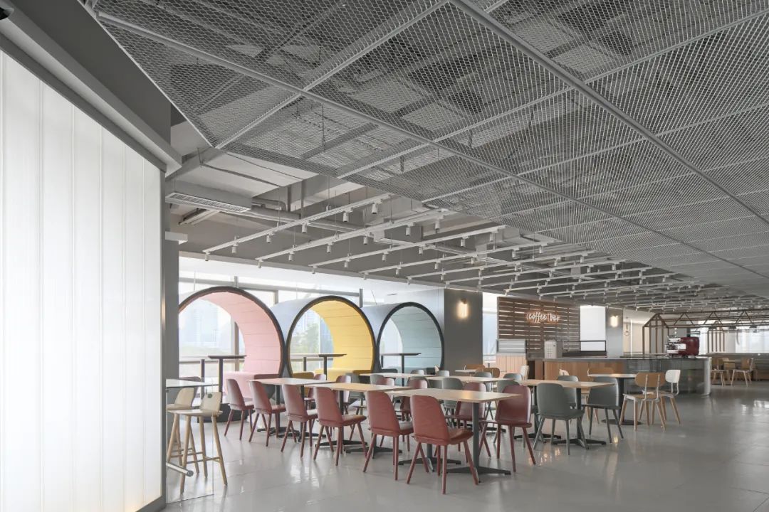 深圳李宁总部员工餐厅丨中国深圳丨叁上叁设计团队-44