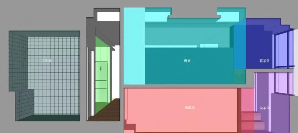 错落有致,60 平米囊括四海的丁克夫妻家居设计-101