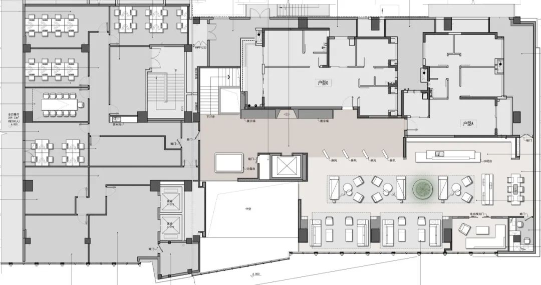 武汉万科东湖堤白售楼部丨中国武汉丨明德设计-52