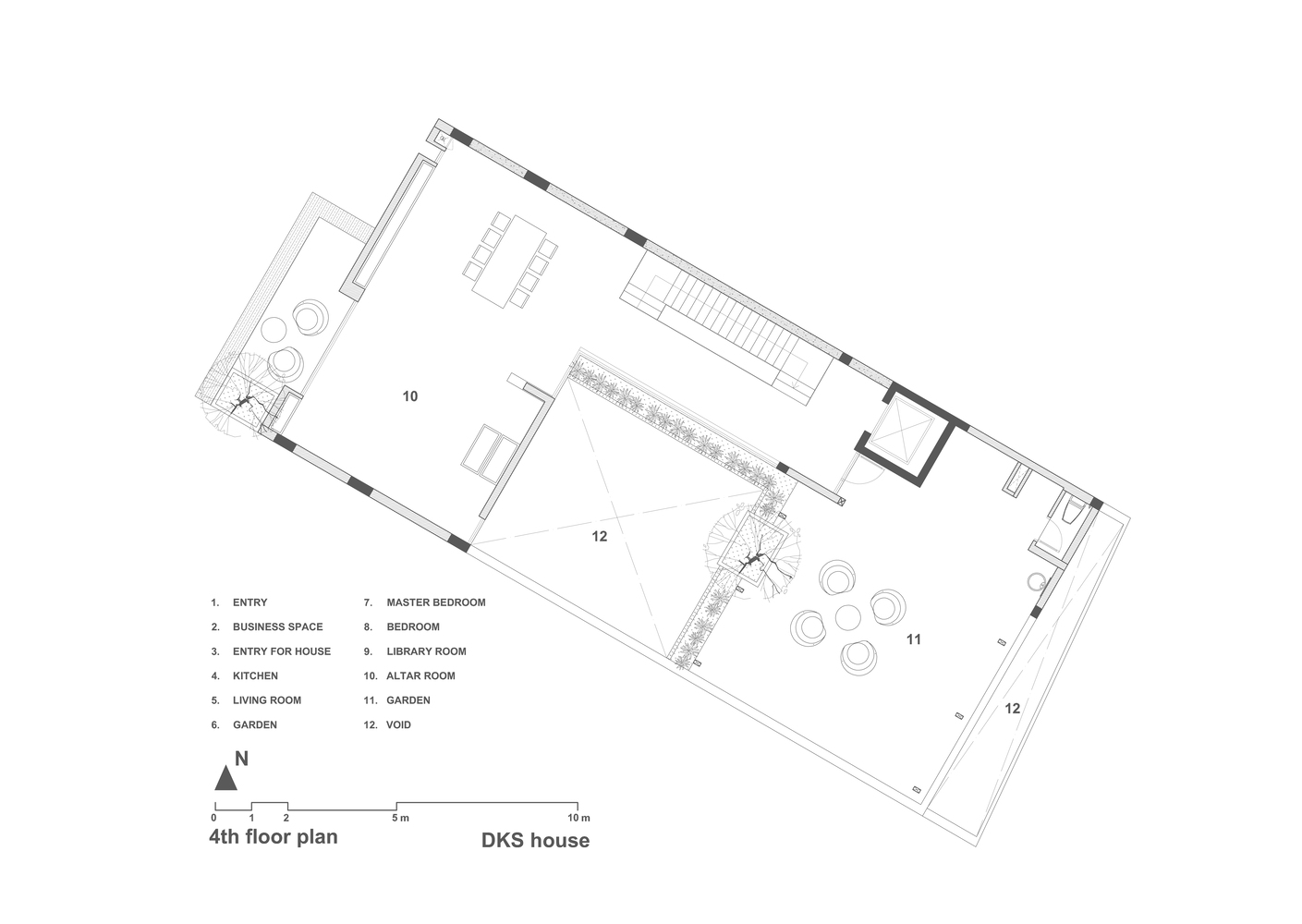 DKS House · 城市中心的绿色静谧之家丨越南-32
