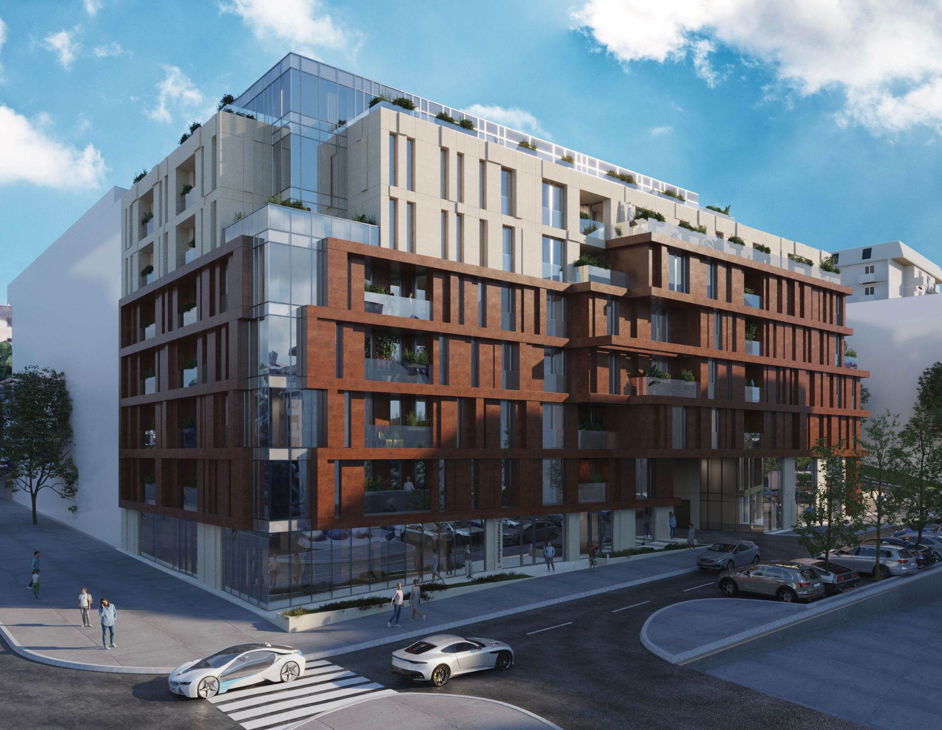 Zvezdari的商住综合体项目丨Bureau Cube Partners-0