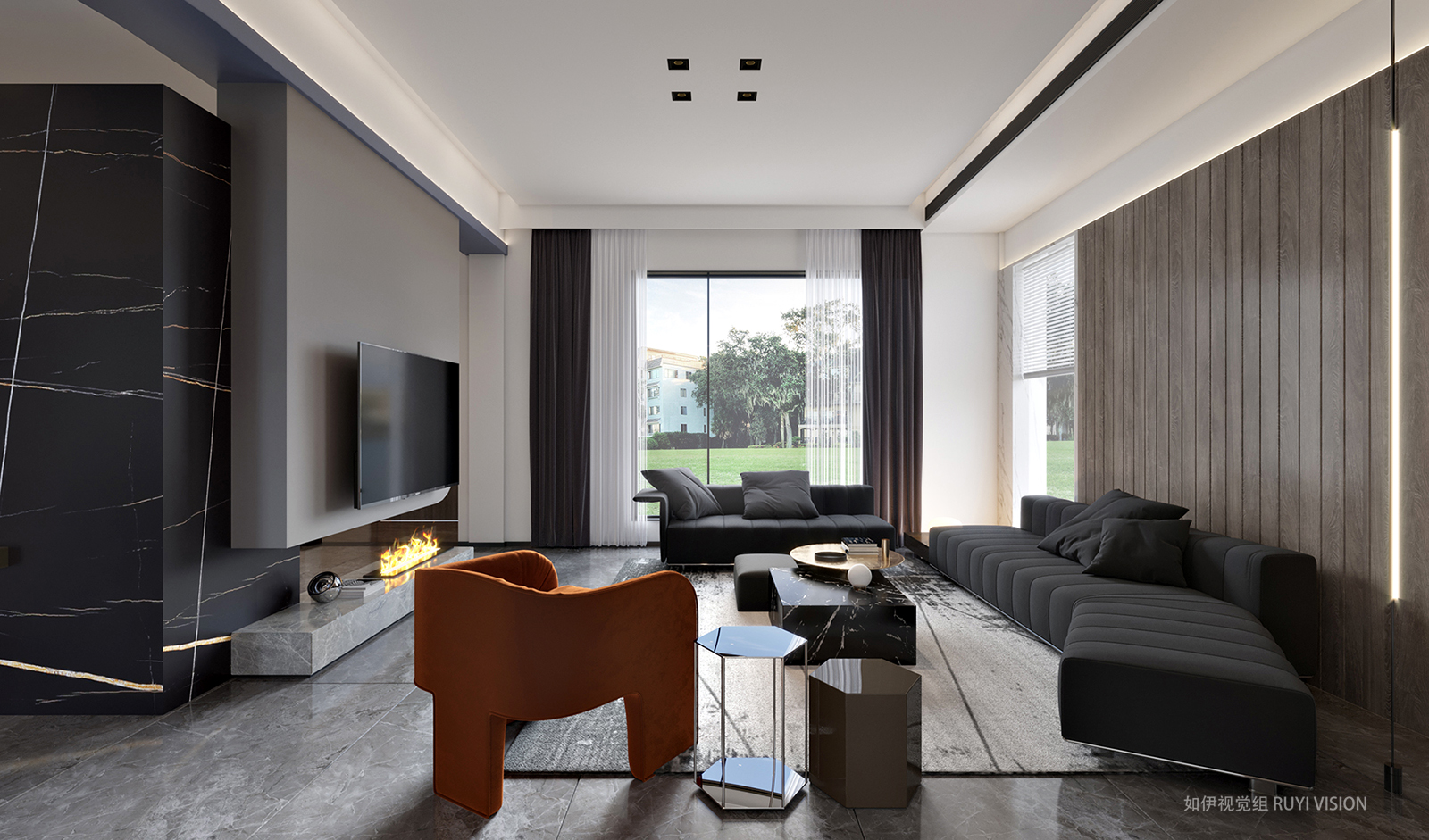 现代家装设计典范 | 如伊视觉呈现商业娱乐空间艺术-8