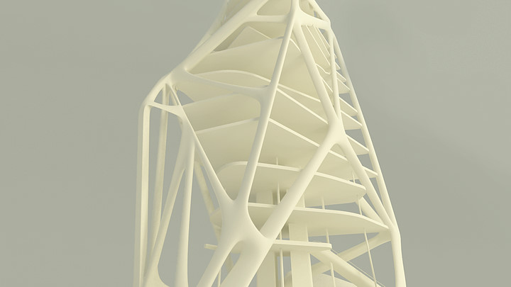 极简风格的精神建筑渲染-17