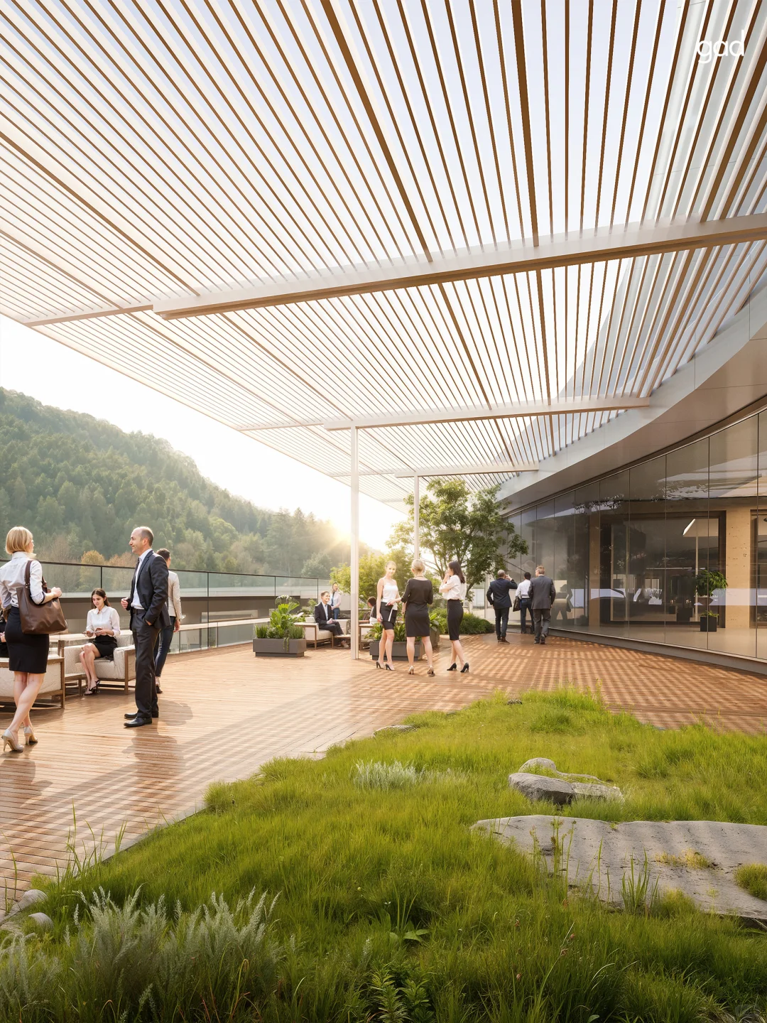 中标杭州天健总部项目丨中国杭州丨gad设计公司-10