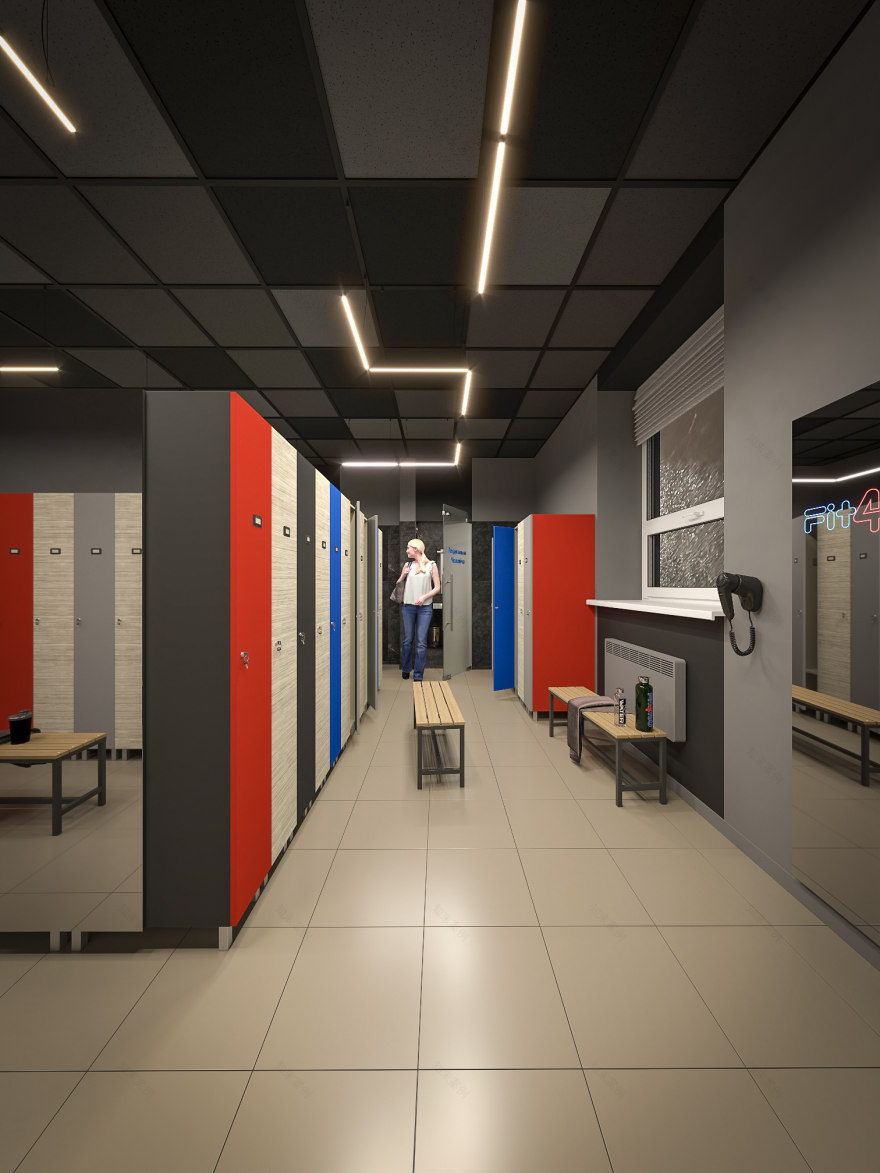 Fit4You 健身中心室内设计丨Planar Architecture Design Studio-22