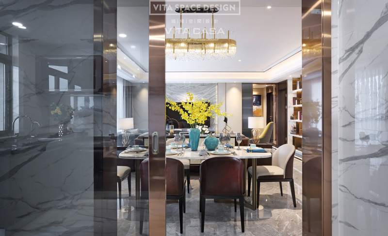 深圳宝安壹方玖誉178平私宅，现代轻奢风演绎精致生活-27