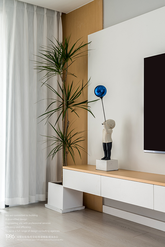 长沙光明 E 城 120㎡简约生活空间,悬挑设计释放生活压力-27