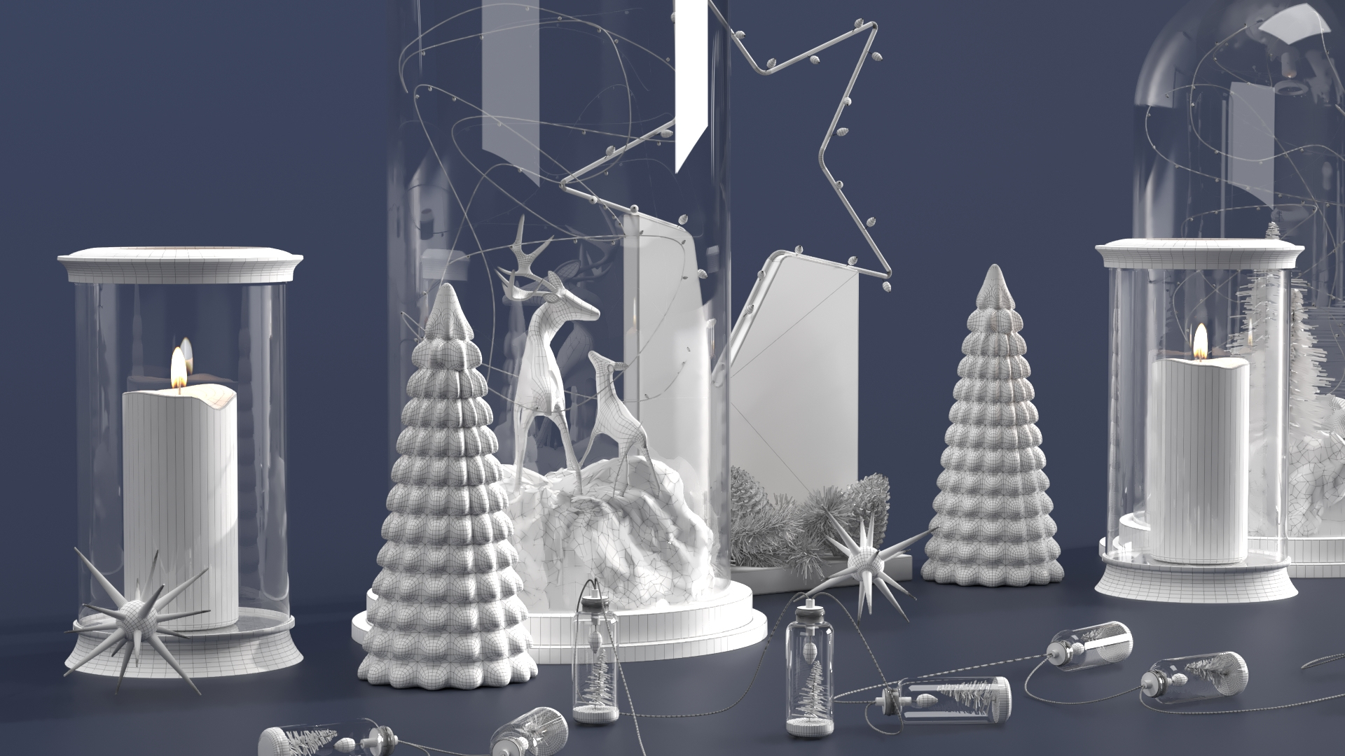 3d models of Bathroom Decor Set-4