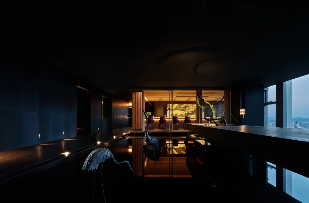 鸣辉正本料理宁波东部店丨中国宁波丨李一设计师事务所-15