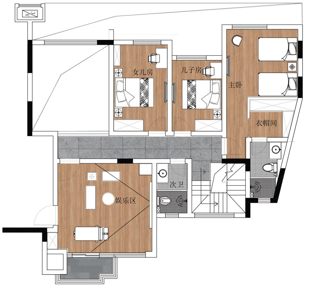 春森彼岸 260㎡现代轻奢风,演绎江景房的舒适与雅致-122