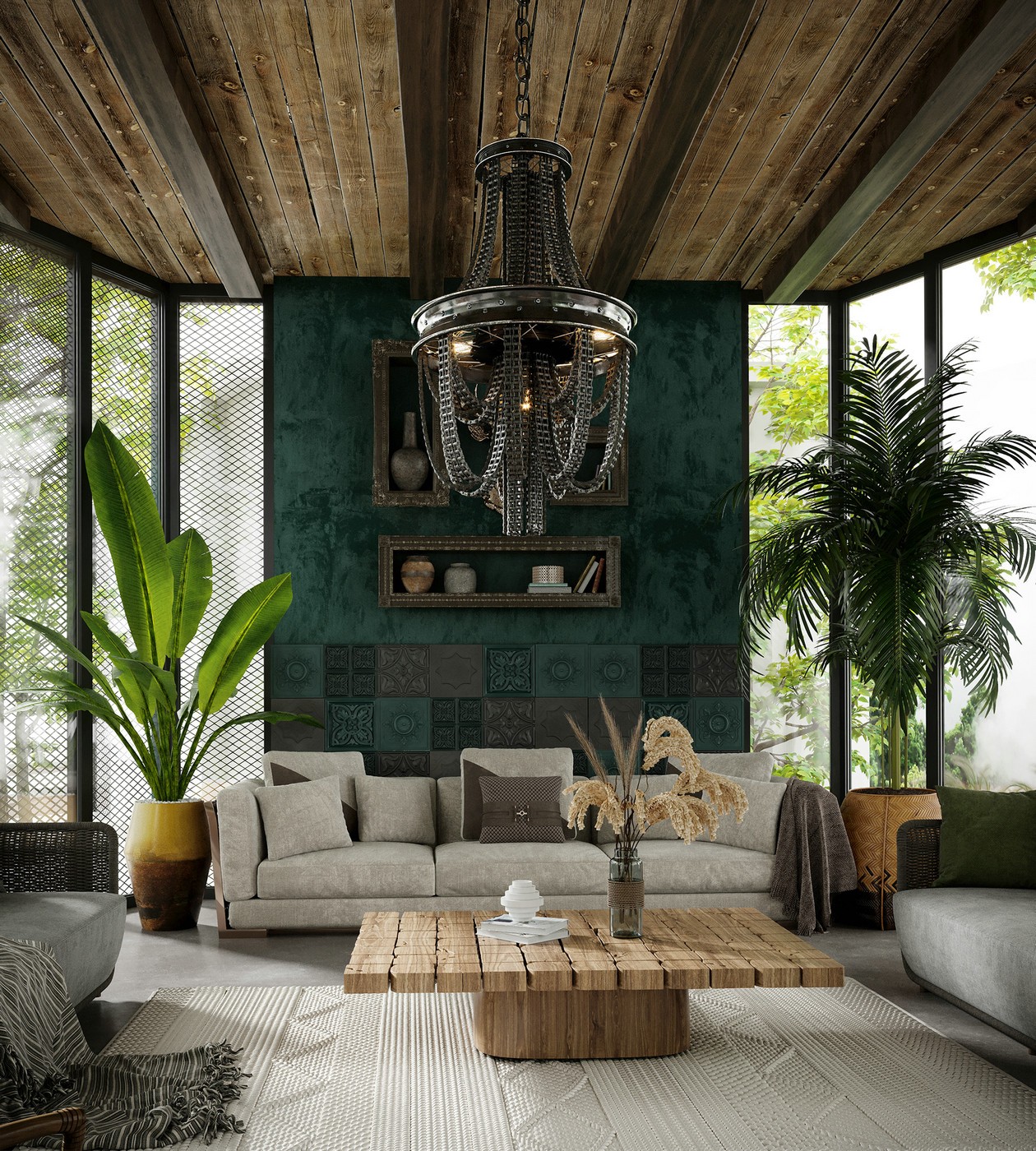 水泥灰+侘寂风，构筑不一样的静谧住宅-10