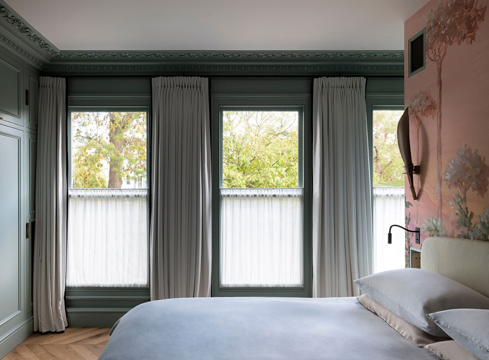 伦敦春意盎然的多彩家庭住宅-7