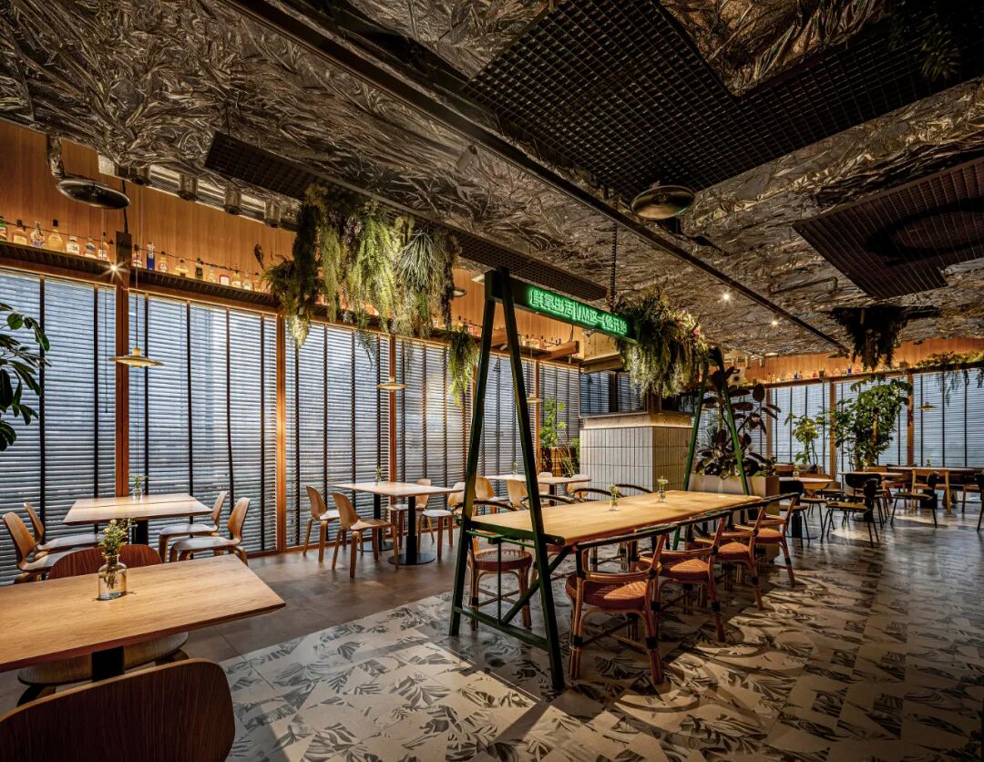 甲板设计霍二东|OPENO2光合作用餐厅-30