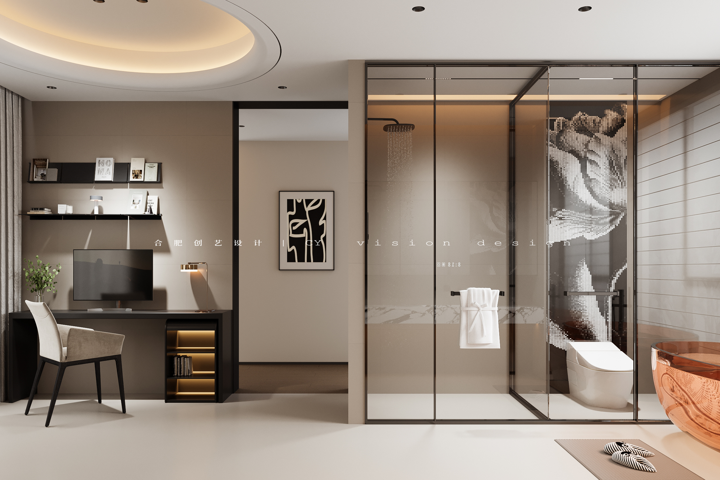 家装设计·意式挑空别墅-11