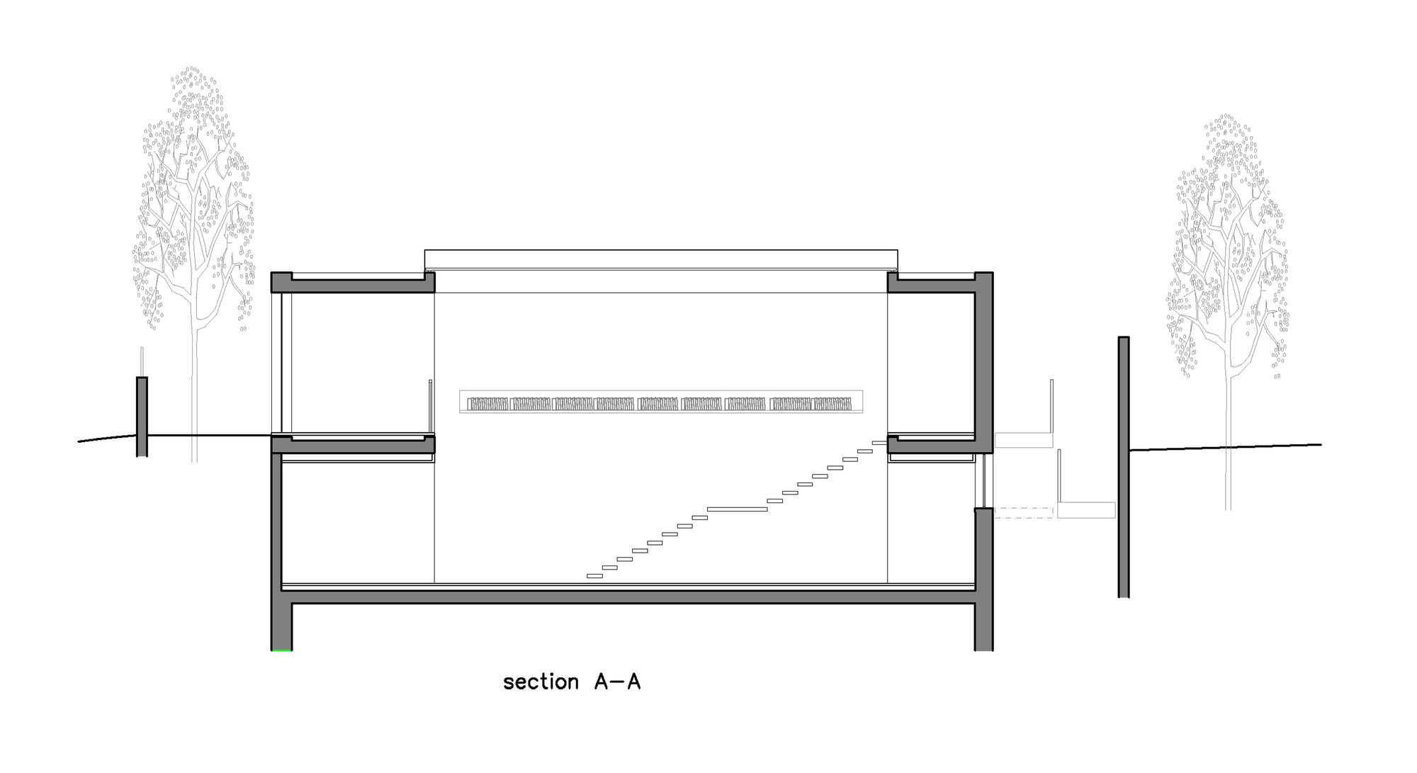 混凝土与原木的现代空灵别墅-56