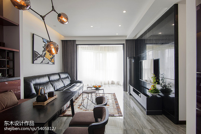 5万元二居93平米装修案例·效果图  【爱转角遇见家】丨东木团队-16