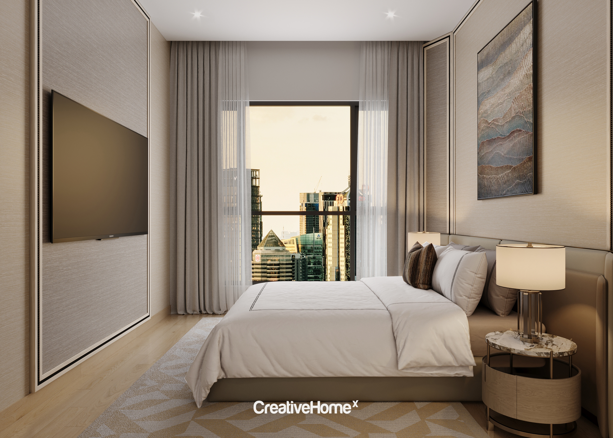 吉隆坡天景金邸豪华公寓丨马来西亚吉隆坡丨Designstudio MVH-43