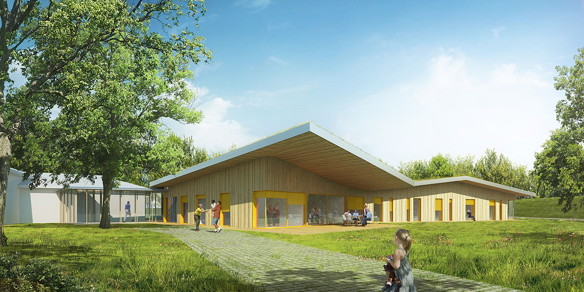 围绕庭院布局的养老院扩建项目丨法国丨CoCo architecture,OTCE-1