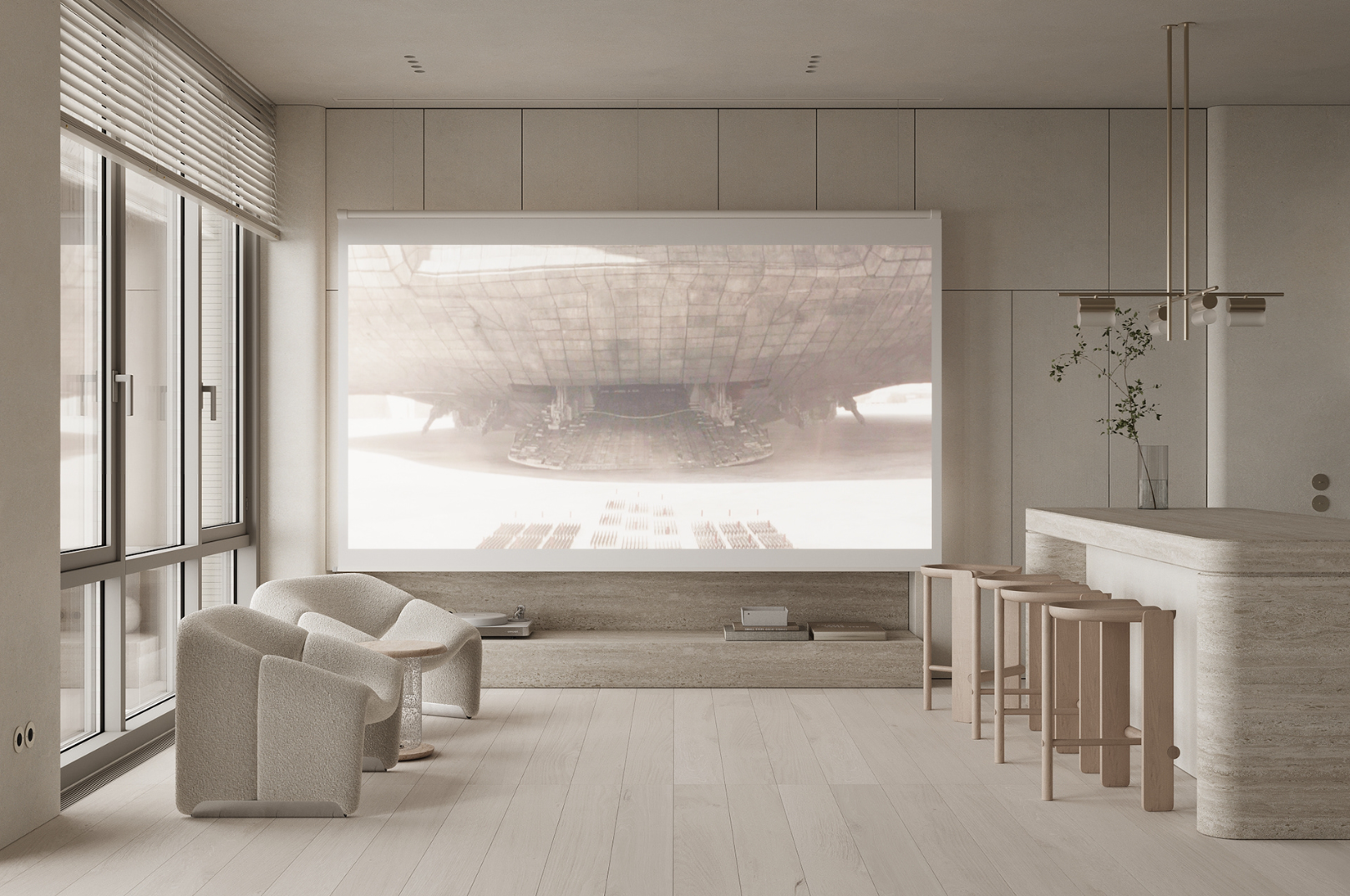 96㎡ 奶油侘寂风-8