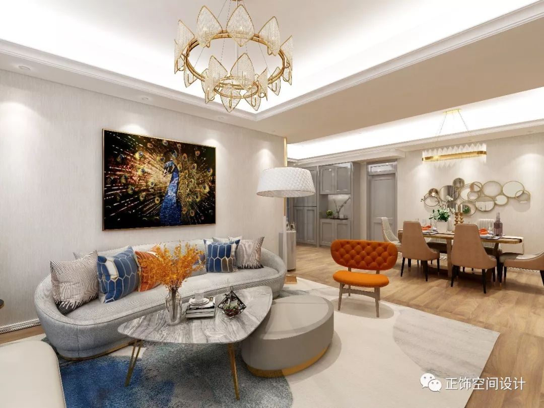 上海望族苑轻奢家居设计,舒适与艺术的完美结合-17