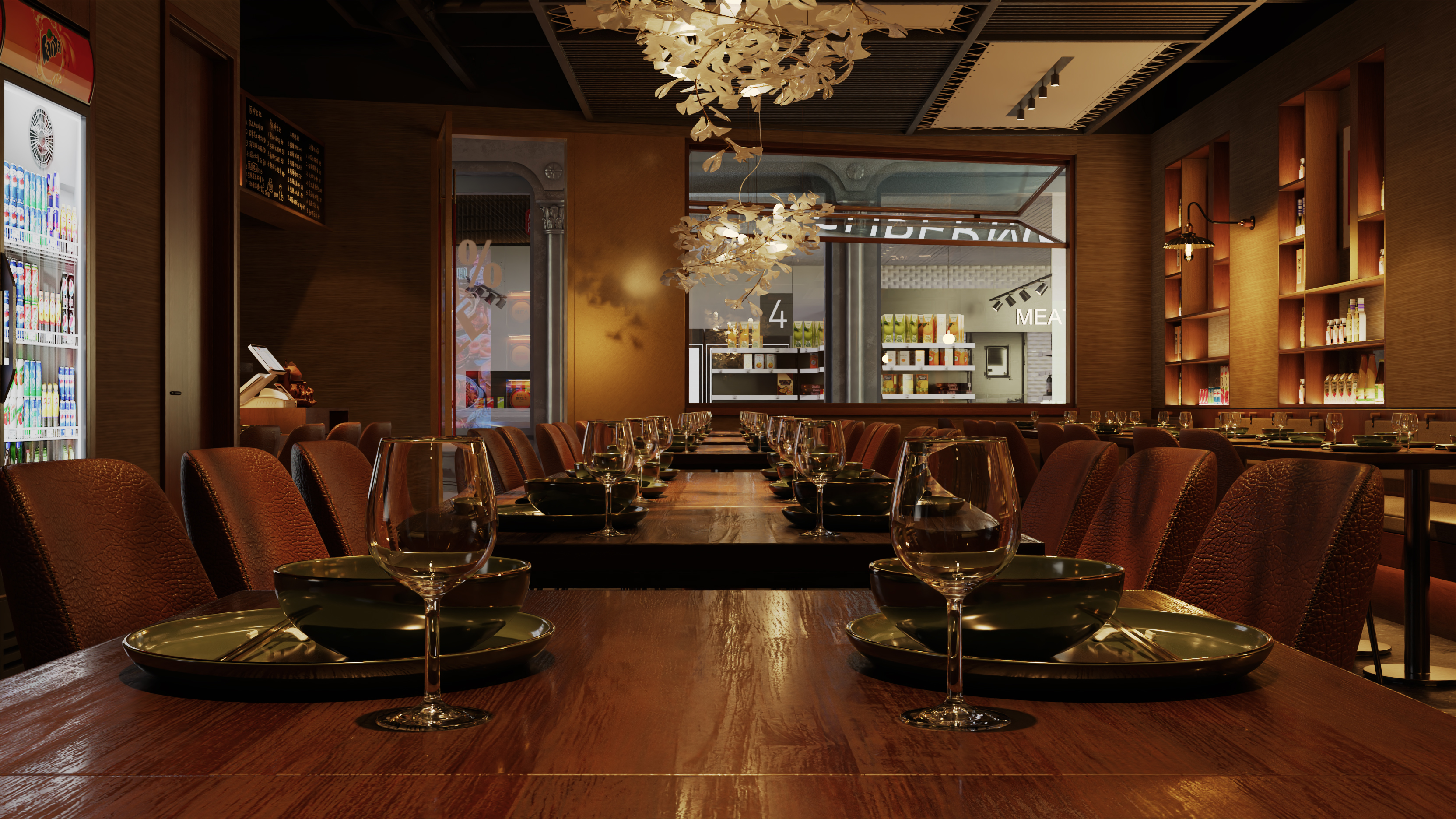 精致餐饮空间设计展示  卿家姆连锁店-6