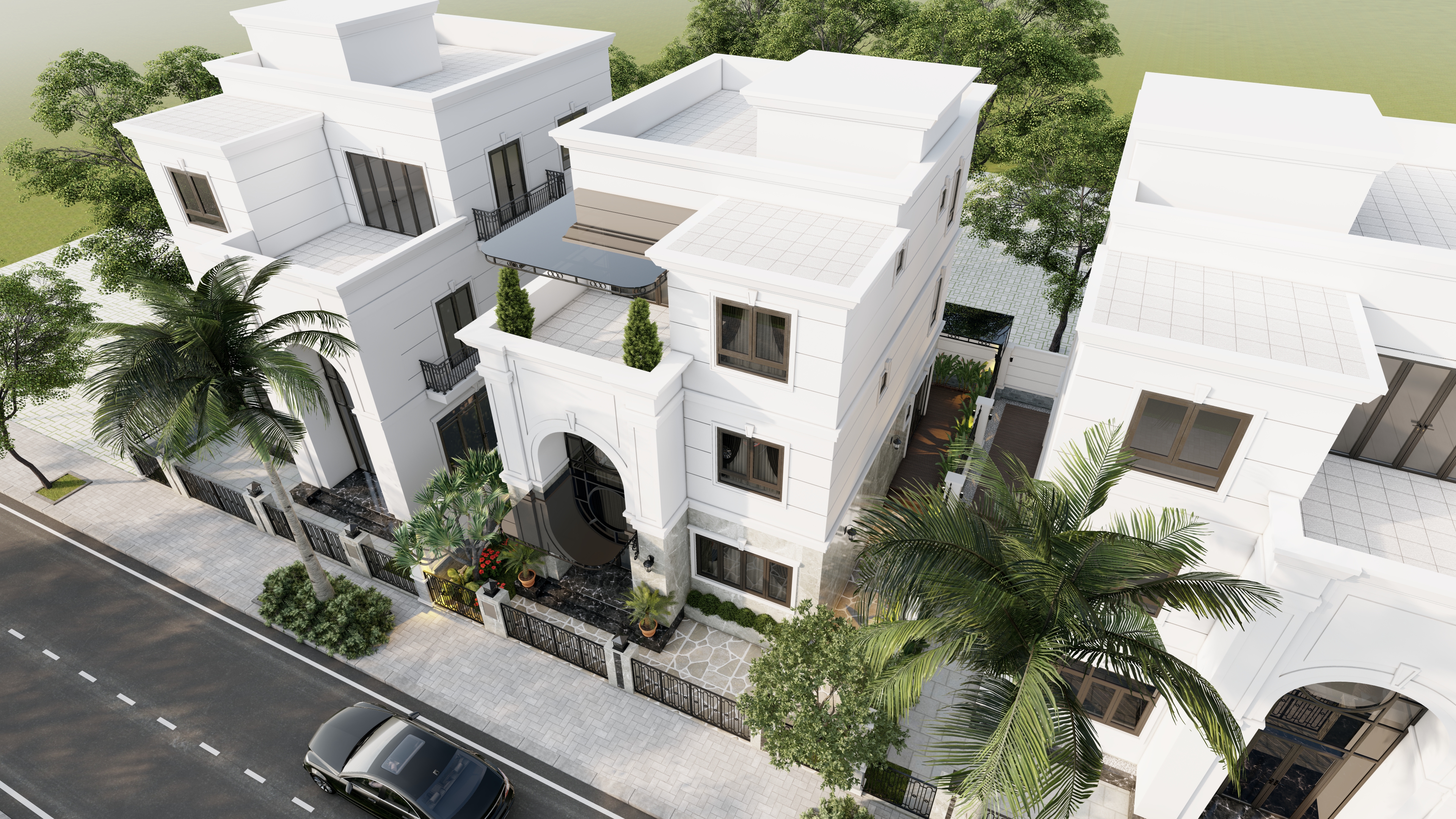 BIỆT THỰ SONG LẬP 8x11 - SIMCITY-3