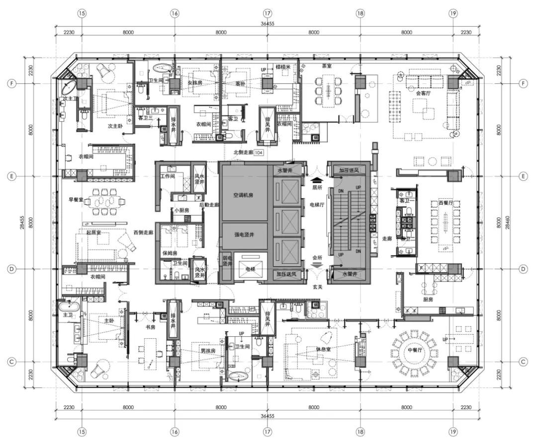 1100㎡北京豪宅设计丨中国北京丨李玮珉-44