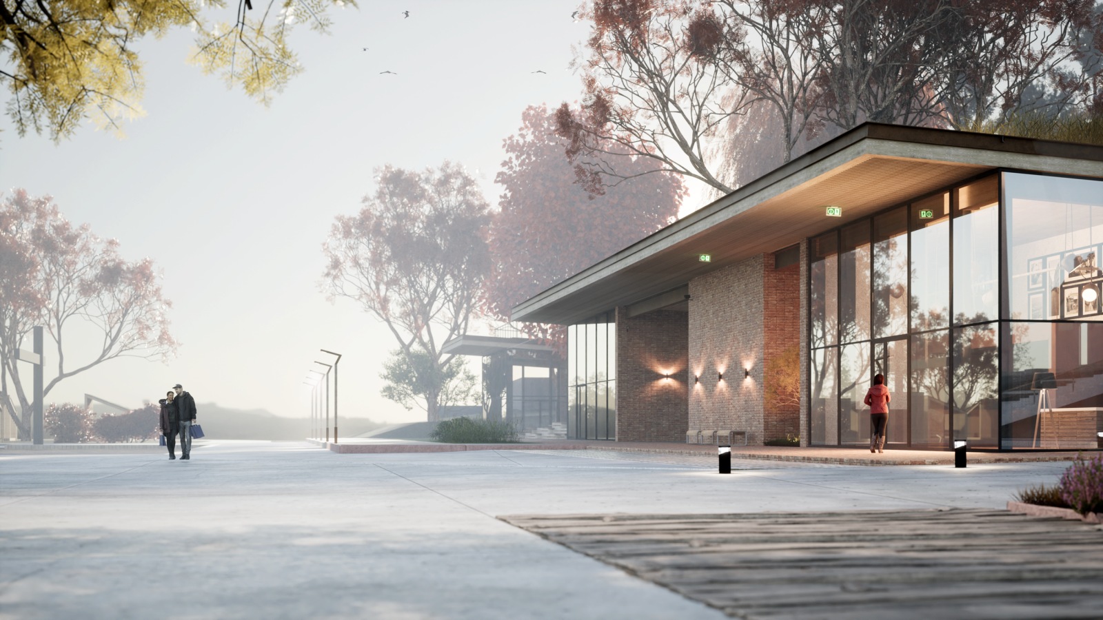 Ruciane  Nida现代游艇码头丨波兰丨Restudio Jacaszek Architekci-28