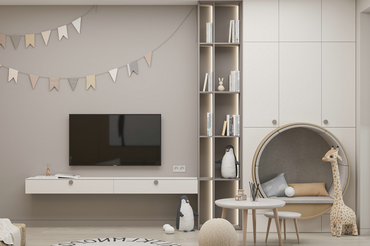 102㎡浅色系住宅设计-13