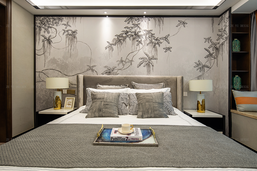 衢州开化 128㎡新中式楼盘样板房设计-18