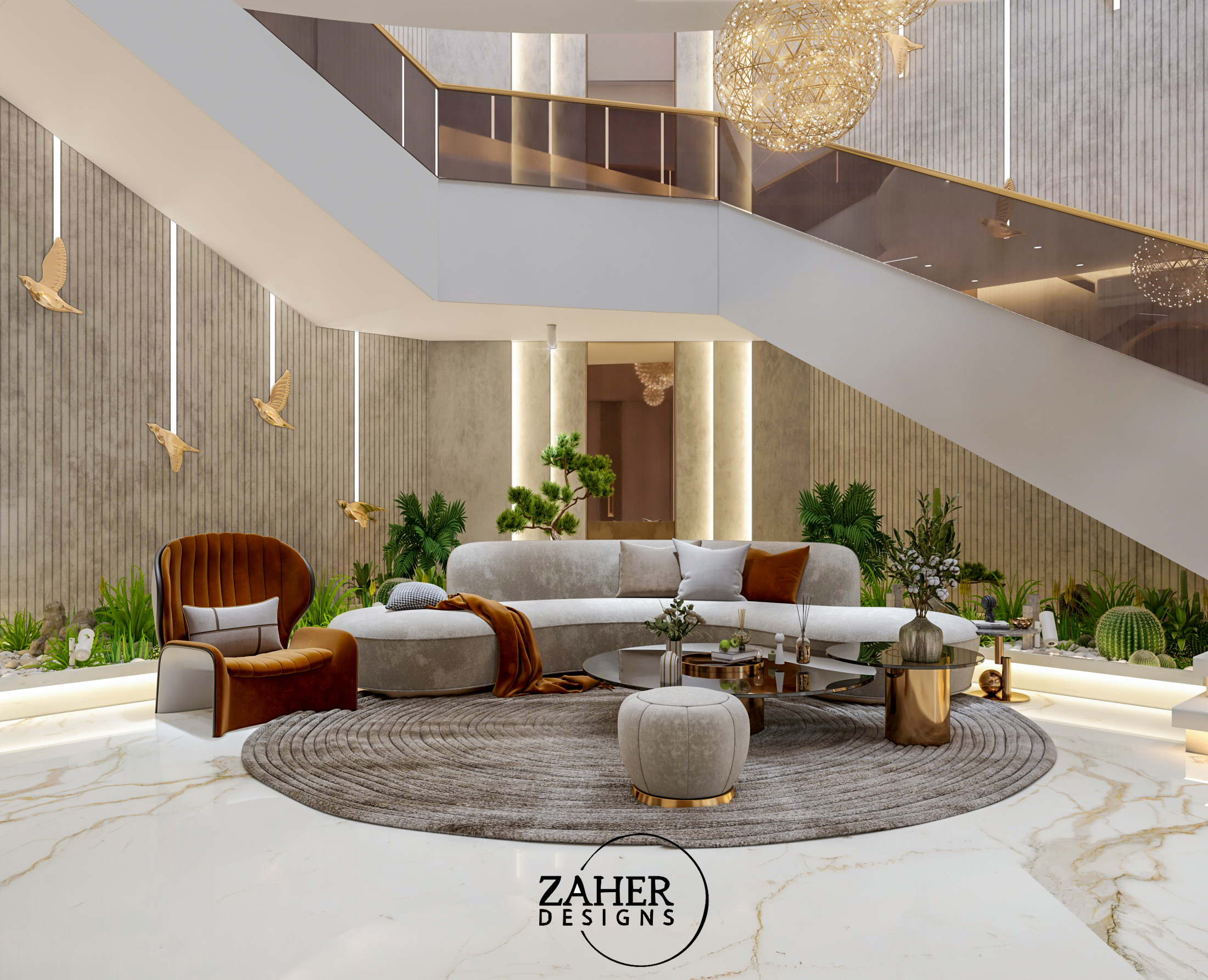 豪华别墅入口丨卡塔尔丨Ahmed zaher-8