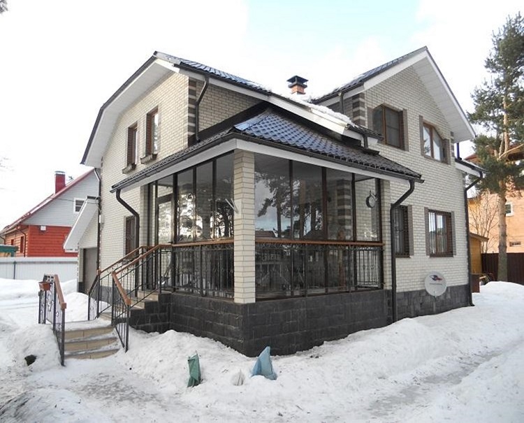 各类风格的门廊  阳台设计项目-73