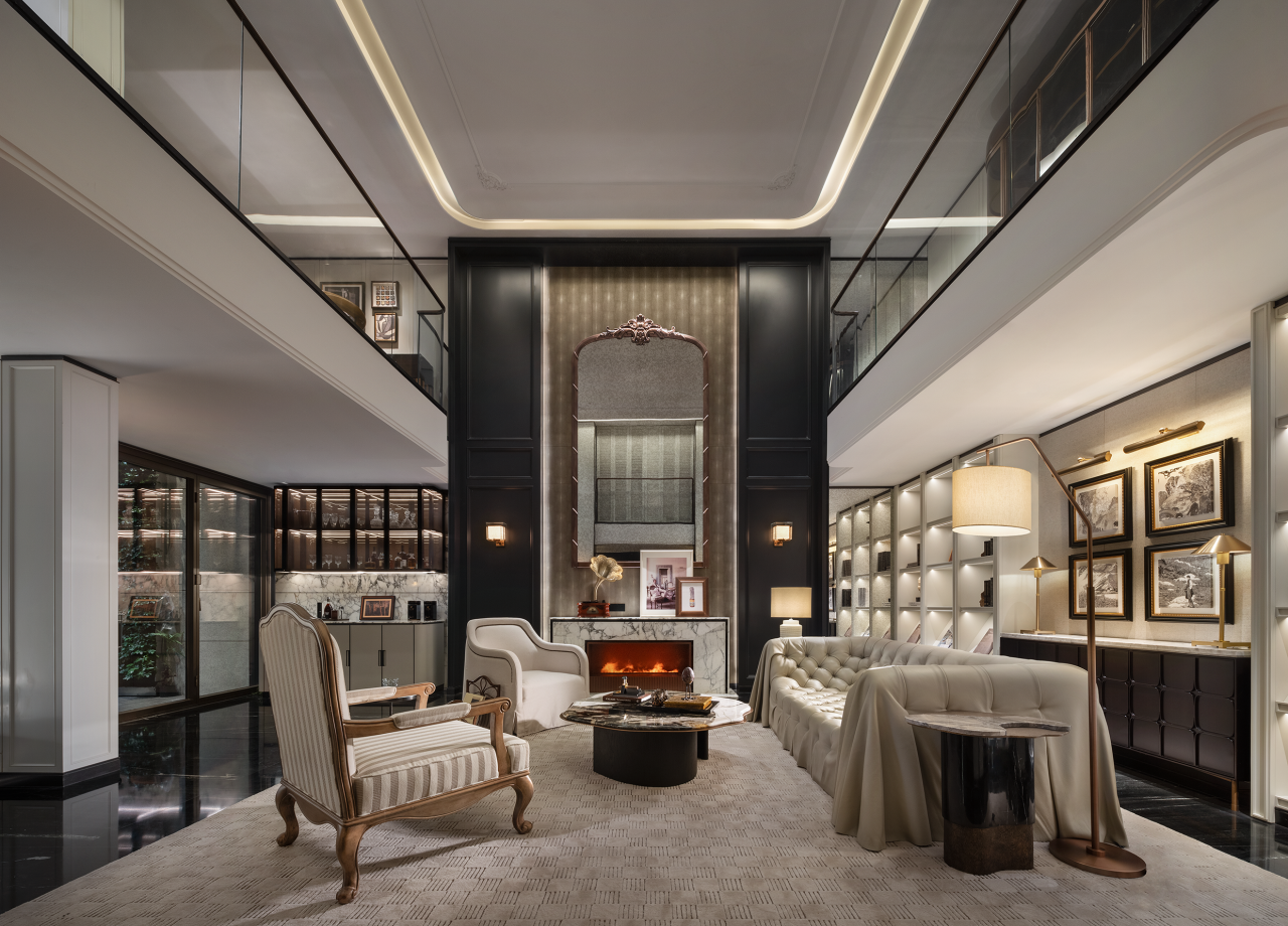 绿城·云栖玫瑰园480㎡样板房丨中国嘉兴丨硬装LYZD李益中设计,软装SIA室内空间设计-21