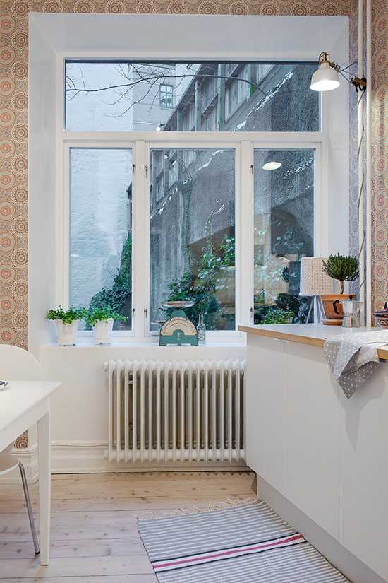 瑞典城市公寓的印花墙纸设计-18